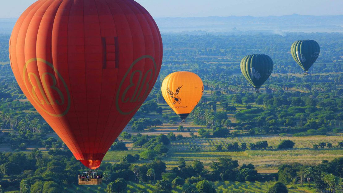 Ballooning in  Myanmar
